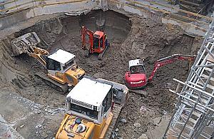 Tragedia na budowie metra. Pracownik nie żyje