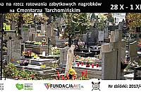 Ratujmy zabytkowe nagrobki na tarchomi�skim cmentarzu
