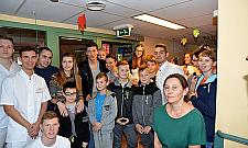 Lewandowscy z wizytą w Wawrze. "Czasem tak niewiele trzeba"