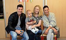 Lewandowscy z wizytą w Wawrze. "Czasem tak niewiele trzeba"