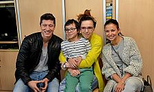 Lewandowscy z wizytą w Wawrze. "Czasem tak niewiele trzeba"