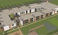 Pole PGR znika w oczach. Bloki, szkoła i hala sportowa