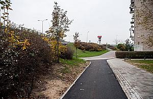 Rowerem przez Bródno. Łatają kolejną dziurę