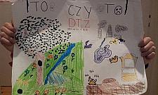 Wycinka starych drzew w szkole na Bielanach. Dzieci protestują