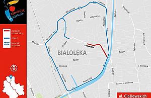 Cieślewskich wyłączona z ruchu. Wielokilometrowy objazd