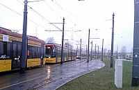 Mikołajki na Tarchominie. Tramwaje stanęły w korku