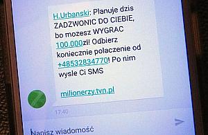 "Tu Hubert Urbański z programu Milionerzy". Nie daj się złapać