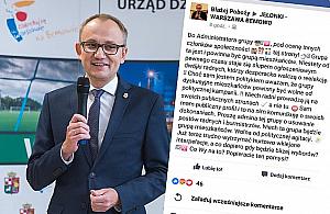 Wiceburmistrzowi Bemowa marzy się... cenzura