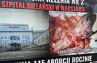 Antyaborcyjna rzeźnia pod Szpitalem Bielańskim. "Podjęto kroki prawne"