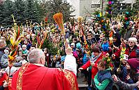 Niedziela Palmowa na Bielanach. "Przyjdźcie pieszo"