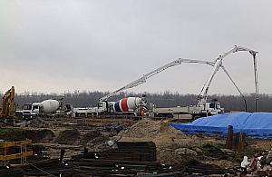 Budowa obwodnicy. Przejazd kolejowy zamknięty