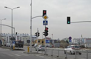 Brak zawrotki na Lazurowej. "Zmienić sygnalizację"