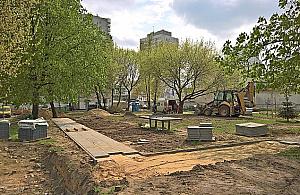 Z placem zabaw i siłownią. Nowy skwer w sercu Woli