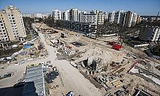 Metro na Targówku. Widać już wejścia