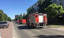 Groźny pożar przy Kochanowskiego