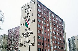 Legia wciąż mistrzem. Czas na nowy mural?