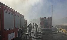 Pożar składowiska odpadów na Radiowie