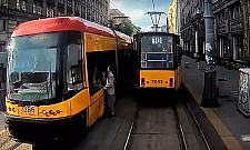 Szokujące zachowanie pieszych. Wchodzą prosto pod tramwaj