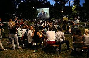 Za darmo na Białołęce. Kino pod chmurką wciąż działa