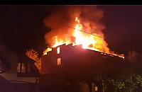 Dom w Choszczówce płonął jak pochodnia