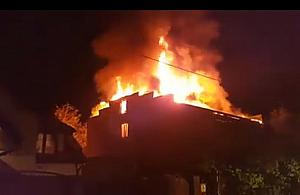 Dom w Choszczówce płonął jak pochodnia