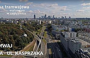 Tory zamiast jezdni. Tramwaj wraca na Kasprzaka