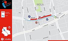 Budują drogę rowerową i światła, zwężają Górczewską