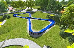 Mobilny pumptrack na Bemowie jeszcze w listopadzie