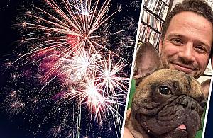 Sylwester bez fajerwerków. "Bąbel wygląda na zadowolonego"