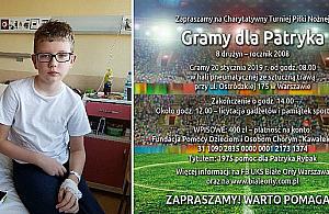Zagrajmy dla Patryka. Turniej dla 13-letniego zawodnika Białych Orłów