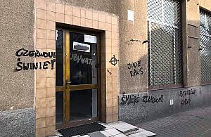 "Jude raus". Rasistowskie napisy na Wolskiej