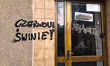 "Jude raus". Rasistowskie napisy na Wolskiej