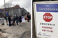 "Nie zwężajcie Górczewskiej!". Radni PiS zbierają podpisy