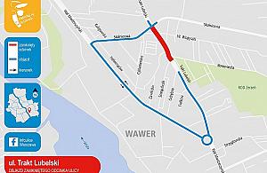 Trakt Lubelski: zmiany w czwartek