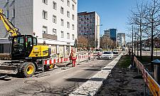 Budowa na Lesznie potrwa dłużej. Rowerzyści czekają