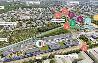 Galeria Młociny: dojazd prosto przez osiedle