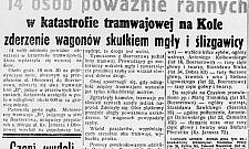 "Wagony zbryzgane krwią". Zapomniany wypadek sprzed wojny