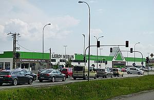 Poszerzą Warszawską przy Leroy Merlin