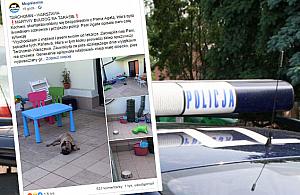 Martwy buldog na tarasie. Internet aż huczy