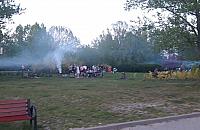 Spór nad grillem na Jelonkach. "Park tonie w dymie"