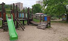 Całkiem nowy plac zabaw przy Stawach Brustmana