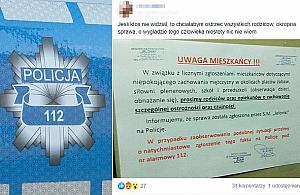 Zboczeniec na osiedlu Jelonki? Ogłoszenia na klatkach