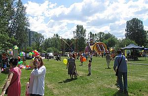 Wielka impreza dla dzieci w parku Picassa