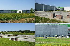 Sad, rabaty i pasieka w ogrodzie Leroy Merlin w Jabłonnie