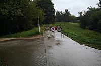 Ścieżka na wale zamknięta. Winna awaria kolektora