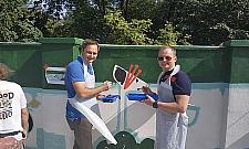 Murale przy Stawach Brustmana. Mieszkańcy zachwyceni