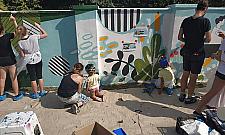 Murale przy Stawach Brustmana. Mieszkańcy zachwyceni