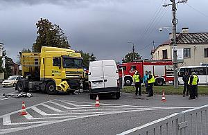 Poważny wypadek w Jabłonnie. Jedna osoba w szpitalu