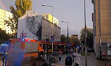 Tramwajem po ulicy. "Strażnicy zobaczyli dramatyczny widok"