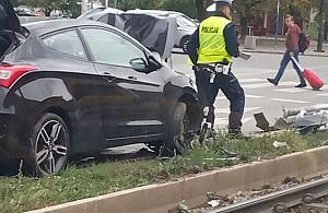 Groźne zderzenie na Rembielińskiej. Dziecko w szpitalu